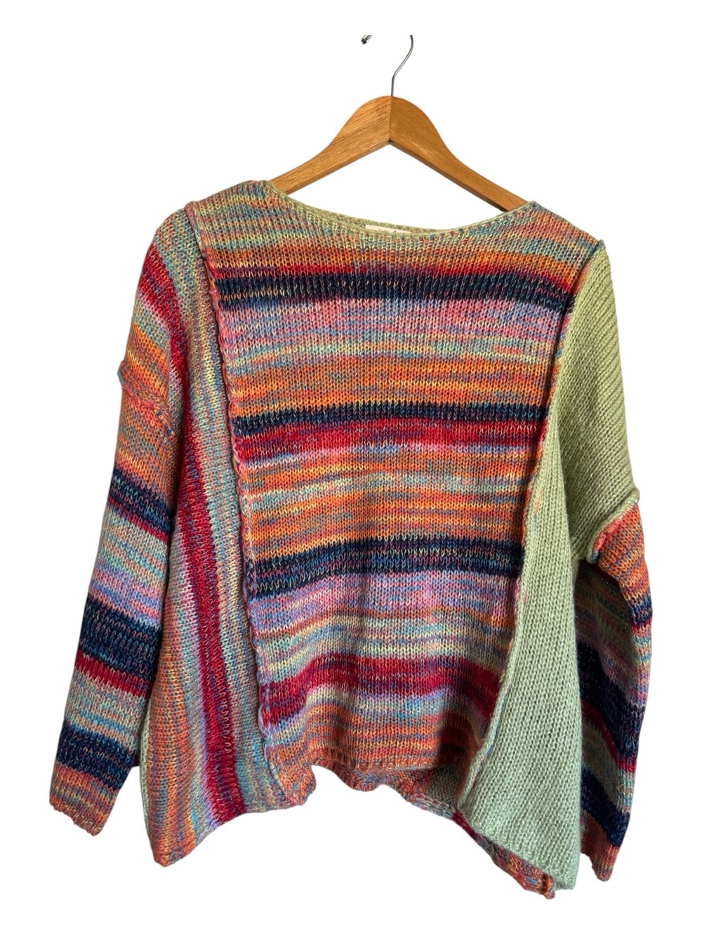 EASEL Multicolor Striped Knit Sweater - Women